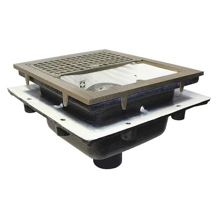 Indirect Waste Drain Floor Drain, Cast-iron, 2