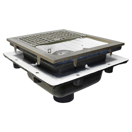 Indirect Waste Drain Floor Drain, Cast-iron, 3