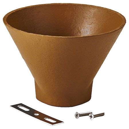 Sanitary Drain, 6x4-1/4 in., Cast Iron MPN:3581