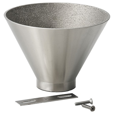 Sanitary Drain, 6x4-1/4 in., Nickel Bronze MPN:3581NB