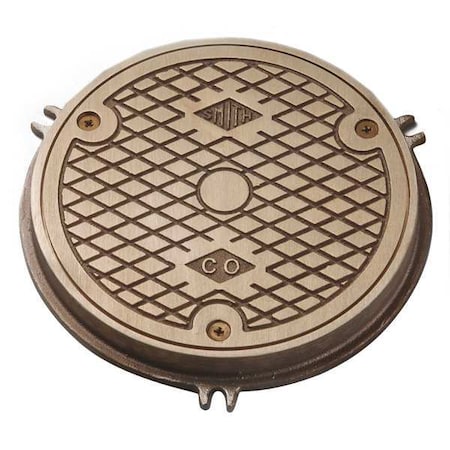 Round Floor Cleanout, Nickel Bronze, 6
