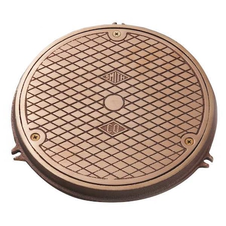 Round Floor Cleanout, Nickel Bronze, 8