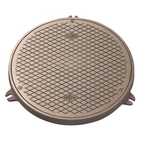 Round Floor Cleanout, Nickel Bronze, 10