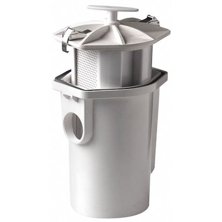 Solids Interceptor For 2 in Pipe, 1 gal, 8-1/2 in W x 7-1/2 in L MPN:871-T02