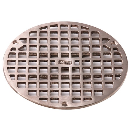 Grate, Bronze, Round, 7-5/8 in Dia MPN:A08NBG