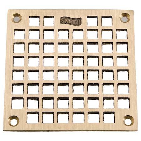 w/Screws Grate, Bronze, 4 5/8 in MPN:B05PBG