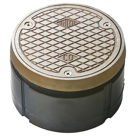 FloorCleanout, Bronze, Round, 5-3/4inDia MPN:4020NBTOP4-NS
