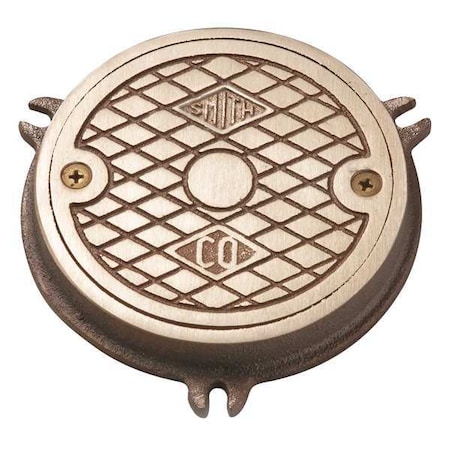 FloorCleanout, Bronze, Round, 5-1/2inDia MPN:4810-04PB