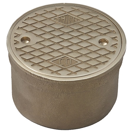 FloorCleanout, Bronze, Round, 4-3/4inDia MPN:4890C03