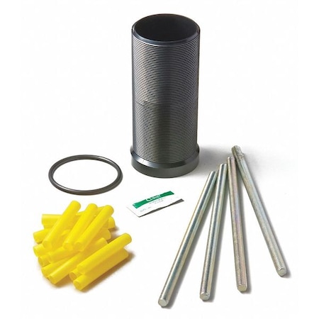 Nipple Kit, 10 in L, Plastic MPN:0100N10KP-M58