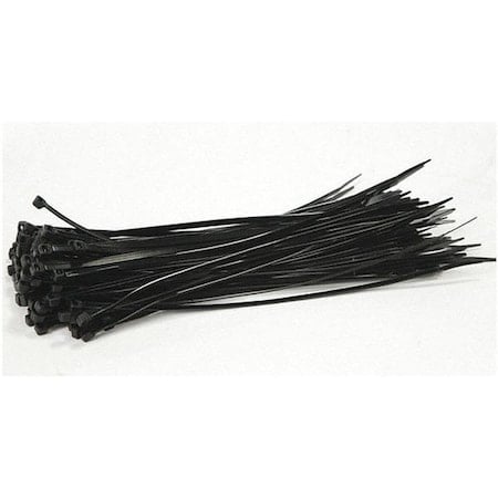 Cable Tie, 14 in L, Black, Nylon, 120 lb Strength, 500 PK MPN:ZT-0014