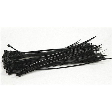Cable Tie, 17 in L, Black, Nylon, 120 lb Strength, 500 PK MPN:ZT-0017