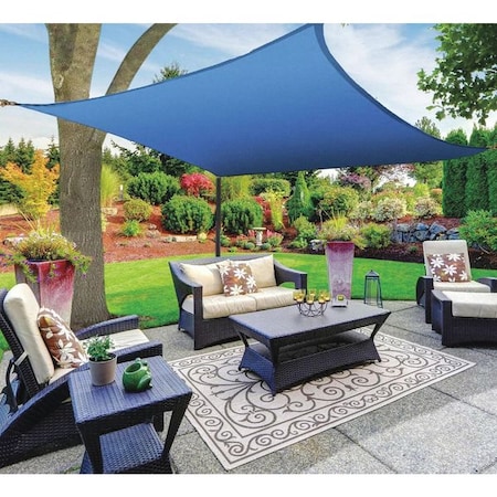 Sail Canopy, Square, Blue, 16ftX16ft MPN:SH-40011