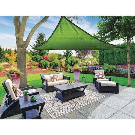 Sail Canopy, Triangle, Green, 16x16x16 MPN:SH-40026