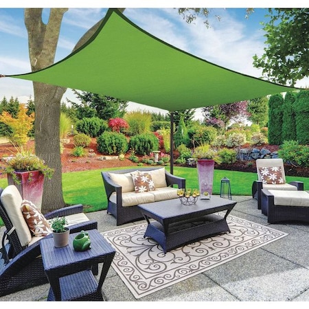 Sail Canopy, Rectangle, Green, 8x12 ft MPN:SH-40036