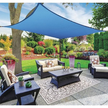 Sail Canopy, Rectangle, Blue, 8x12 ft MPN:SH-40038
