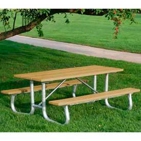 Frog Furnishings 8' Picnic Table Recycled Plastic Cedar PB 8CEDGFPIC
