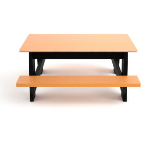 Frog Furnishings 4' Recycled Plastic Kids Picnic Table Cedar PB KPIC4CED