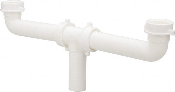 1-1/2 Outside Diameter, Two Sink Traps with Center Outlet MPN:TW516PVCBG