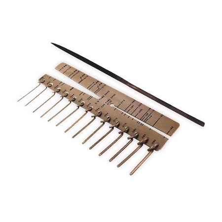 Sizing Gauge, 1 in L, 8 1/2 in W MPN:A10971