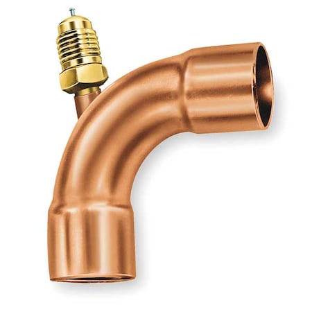 Access Valve Tee, 3 in L, 7 in H, Copper MPN:A31160