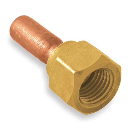 Flare to Sweat Adapter, Brass, 3 in L, PK2 MPN:A32704