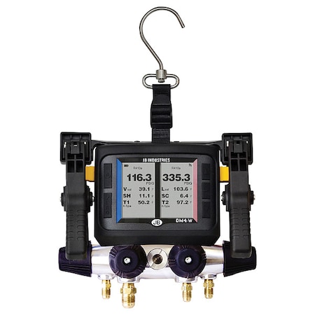 Manifold Gauge Kit, 5 ft L, 3 in Gauge MPN:DM4-ZW