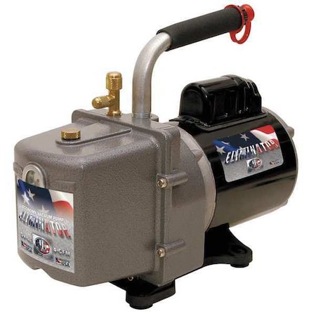 Eliminator Refrig Evacuation Pump, 4.0 cfm, 6 ft. MPN:DV-4E