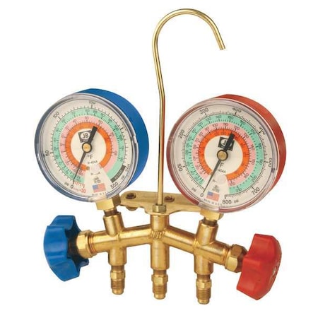 Manifold Gauge Set, 5 ft L, 3 1/8 in Gauge MPN:M2-25515