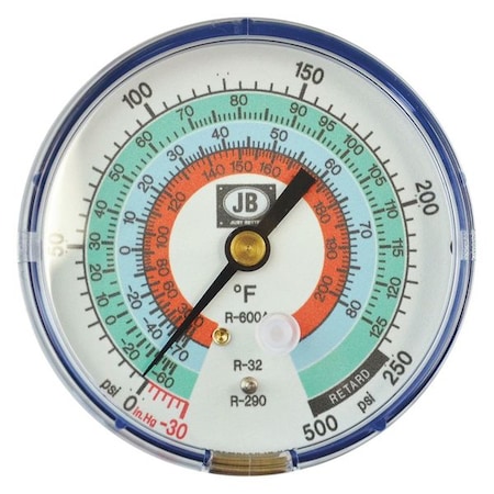 Low Side Pressure Gauge, 3-1/8