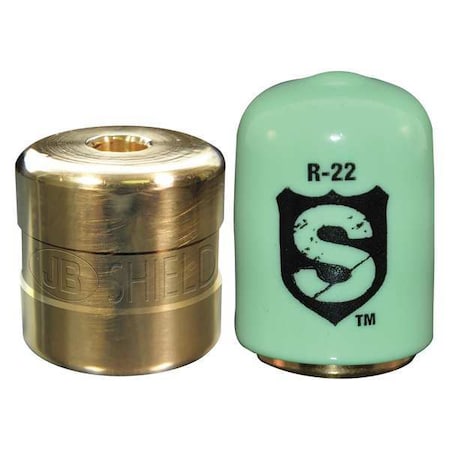 Refrigerant Cap Locks, 1/4 in., R-22, PK12 MPN:SHLD-G12