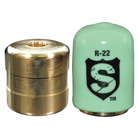 Refrigerant Cap Locks, 1/4 in., R-22, PK4 MPN:SHLD-G4