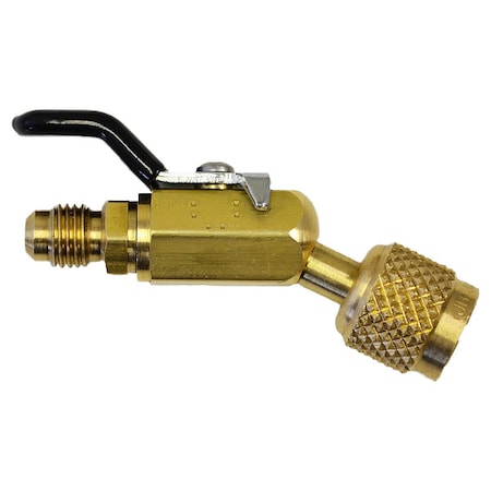 Mini Ball Valve, 45 Deg, 2in L, Brass, PK3 MPN:MBV4-03