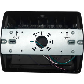 Commercial Tunable PWR/CCT LED Wall Pack 120W 16200 Lumens 5000K Black CLW12-120W-H-TCP