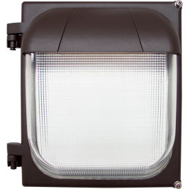Commercial LED Tunable LED Wall Pack 20/40/60W 8100 Lumens 3500-4000-5000K Bronze CLW12-60W-HS-TCP
