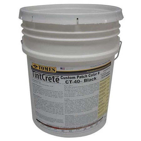 50 lb. Hard Concrete Patch and Repair, Black MPN:GRA-CT40-151
