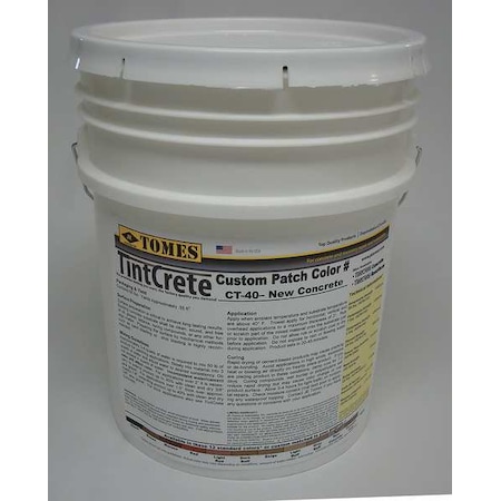 Concrete Patch and Repair, Pail, Gray, TintCrete MPN:GRA-CT40-160