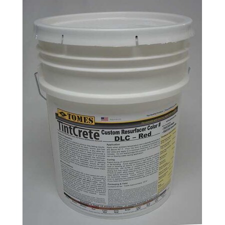 Concrete Resurfacer, Pail, Red, TintCrete MPN:GRA-DLC-31