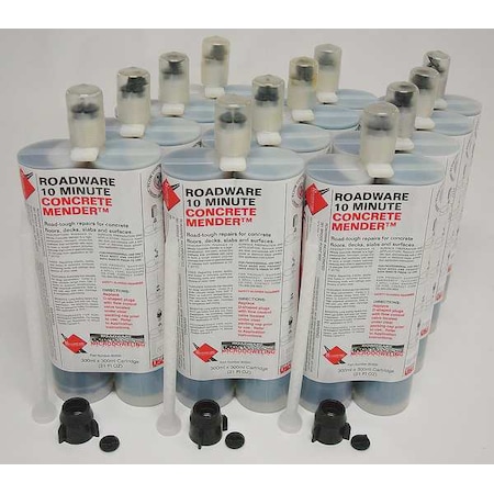 Concrete Repair Compound, Cartridge, Gray, JET-12 MPN:JET-12