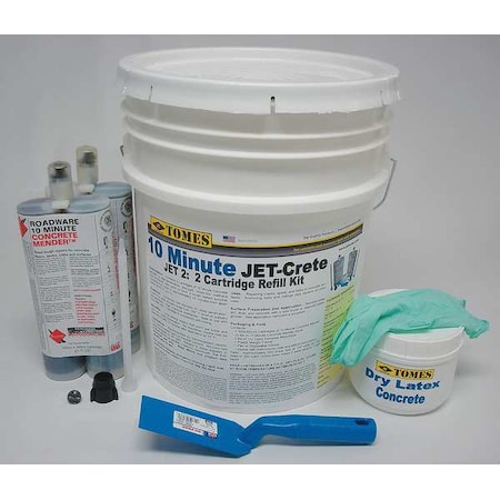 Concrete Repair Compound, Pail, Gray, JET-2 MPN:JET-2