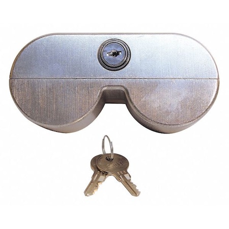 Air Brake Lock, Keyed Alike Double Knob MPN:YOKEMK4-KA