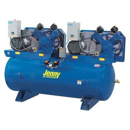 Air Compressor, Horiz Tank, 2 Stages, 10 HP MPN:2W5B-120-230/1