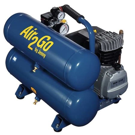 Air Compressor, 2 HP, 115V, 125 psi MPN:A2G246-HC4V-115/1
