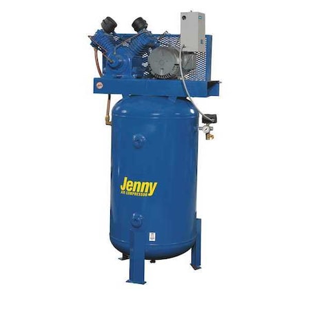 Air Compressor, Stationary, 23.0cfm, 125psi, Phase: 1 MPN:J5A-60V-230/1