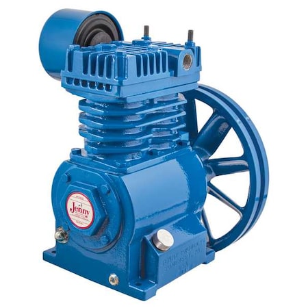 Air Compressor Pump, 1 hp, 2 hp, 1 Stage, 32 fl oz Oil Capacity, 2 Cylinder MPN:K-PUMP