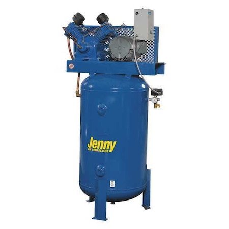 Air Compressor, Stationary, 17.5cfm, 175psi, Voltage: 208V MPN:W5B-80V-208/1