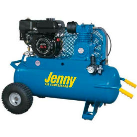 Jenny® K5HGA-17P Portable Gas Air Compressor w/ Honda GX Engine 5.5 HP 17 Gallon Horizontal K5HGA-17P