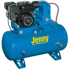 Jenny® K5HGA-30T 5.5 HP Stationary Gas Compressor 30 Gallon 125 PSI 8.6 CFM Honda Recoil K5HGA-30T
