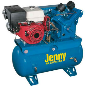 Jenny® W11HGB-30T 11 HP Stationary Gas Compressor 30 Gal 175 PSI 17.6 CFM Honda Electric W11HGB-30T