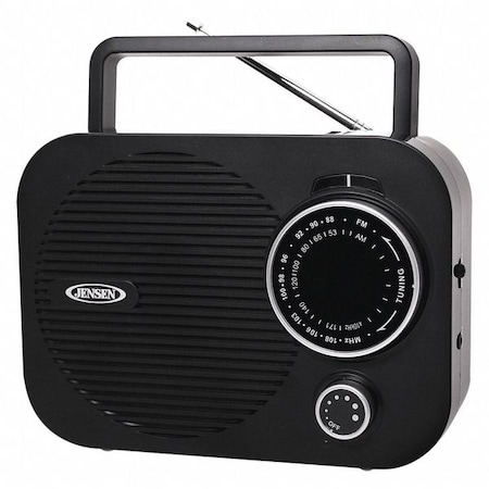 Portable Radio AM/FM, Black MPN:MR-550-BK